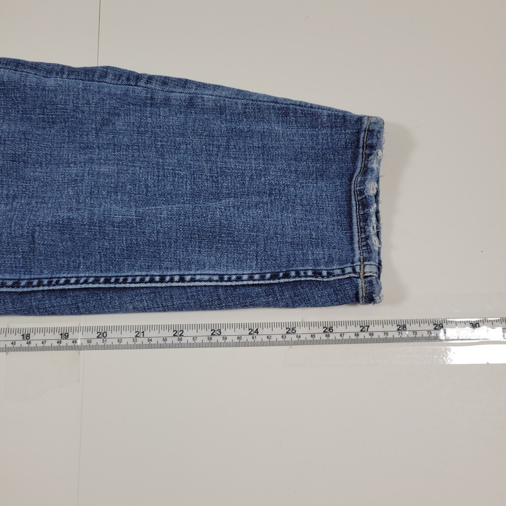 Silver Jeans Co Suki Skinny Women 18 Blue Excellent Mid Rise Distressed W93136 - Picture 4 of 10